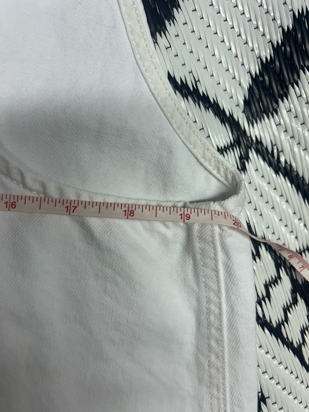 NWOT We The Free White High Roller Skirtall XL - Picture 8 of 13